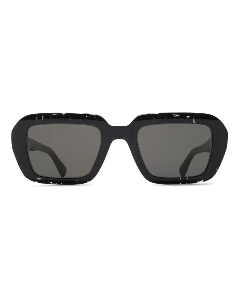 Mykita Nima Sonnenbrille mit marmoriertem Effekt - Schwarz Schwarz