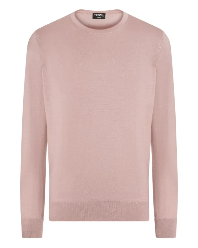 Ermenegildo Zegna Pullover mit Rundhalsausschnitt - Rosa Rosa