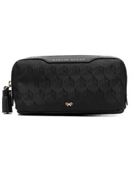 Anya Hindmarch Handtasche mit Logo Schwarz