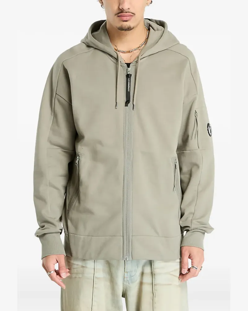 C.P. Company full-zip cotton hoodie - Grau Grau