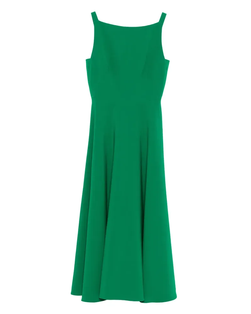 Safiyaa Midikleid mit eckigem Ausschnitt - Grün Grün