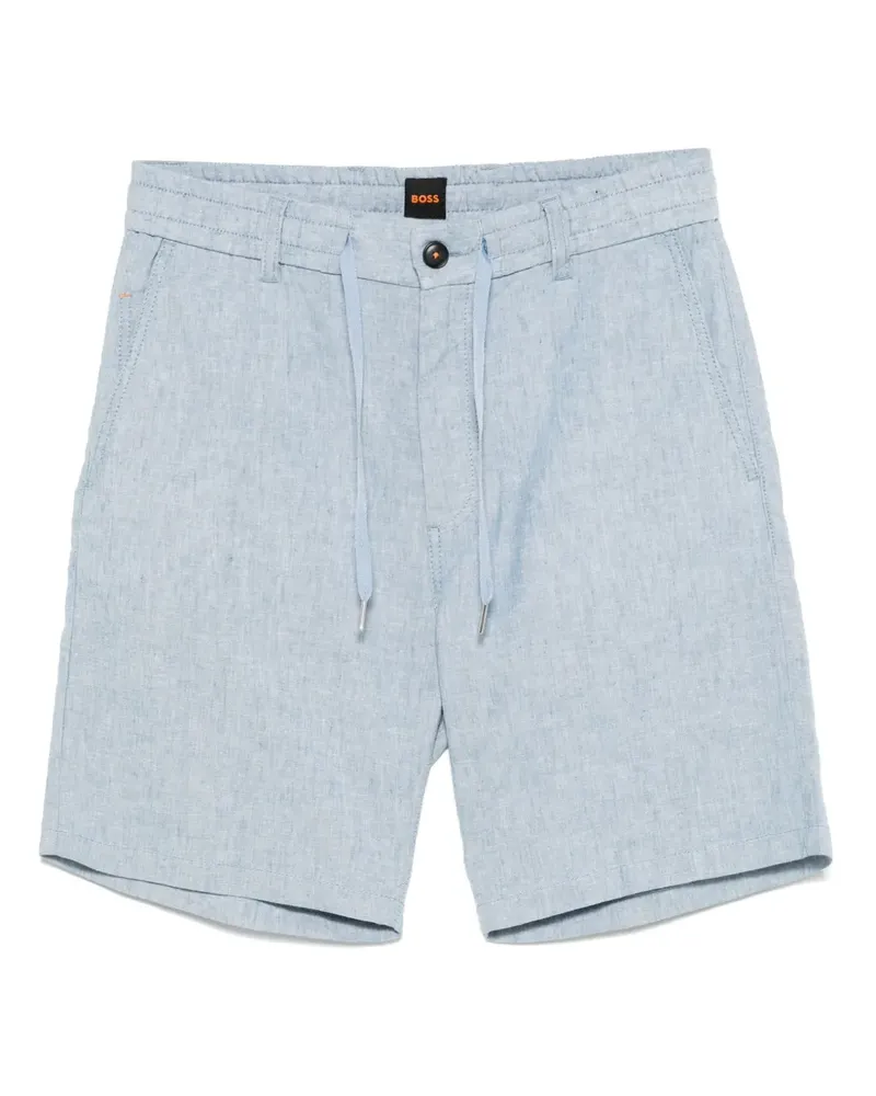 HUGO BOSS Klassische Chino-Shorts - Blau Blau