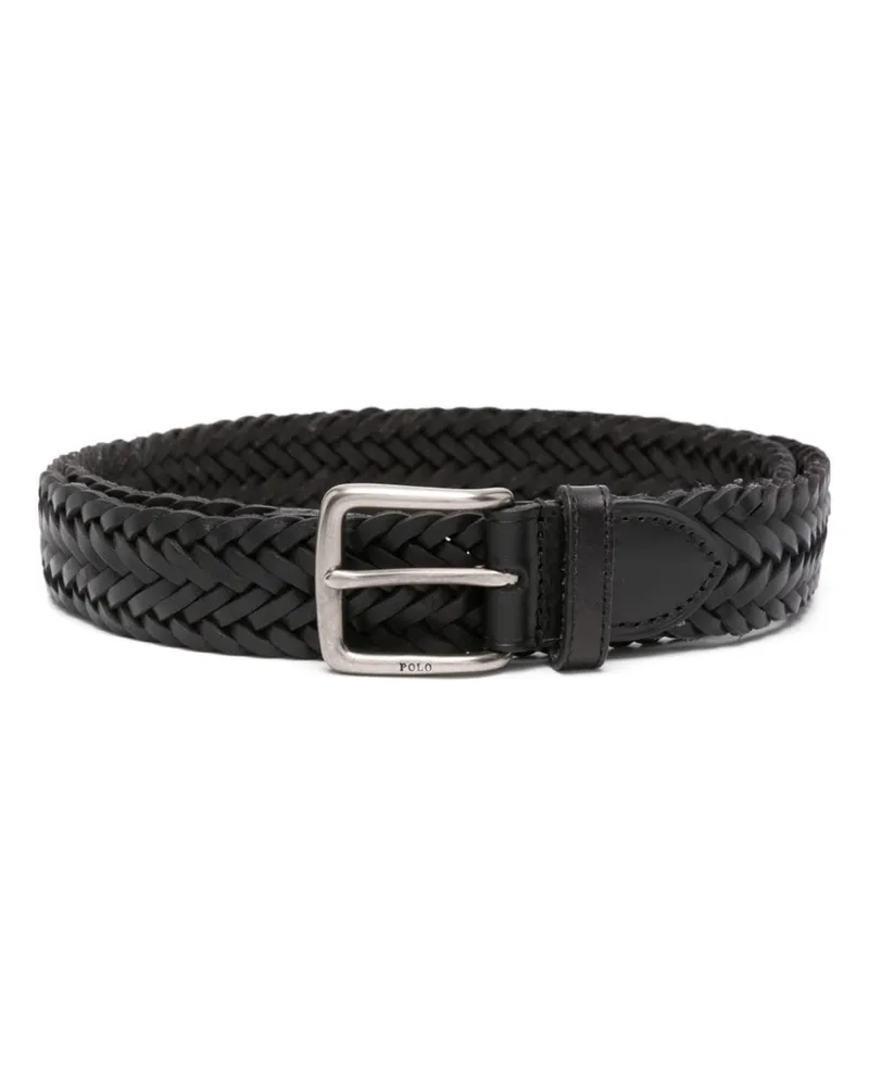Ralph Lauren Gewebter Gürtel - Schwarz Schwarz