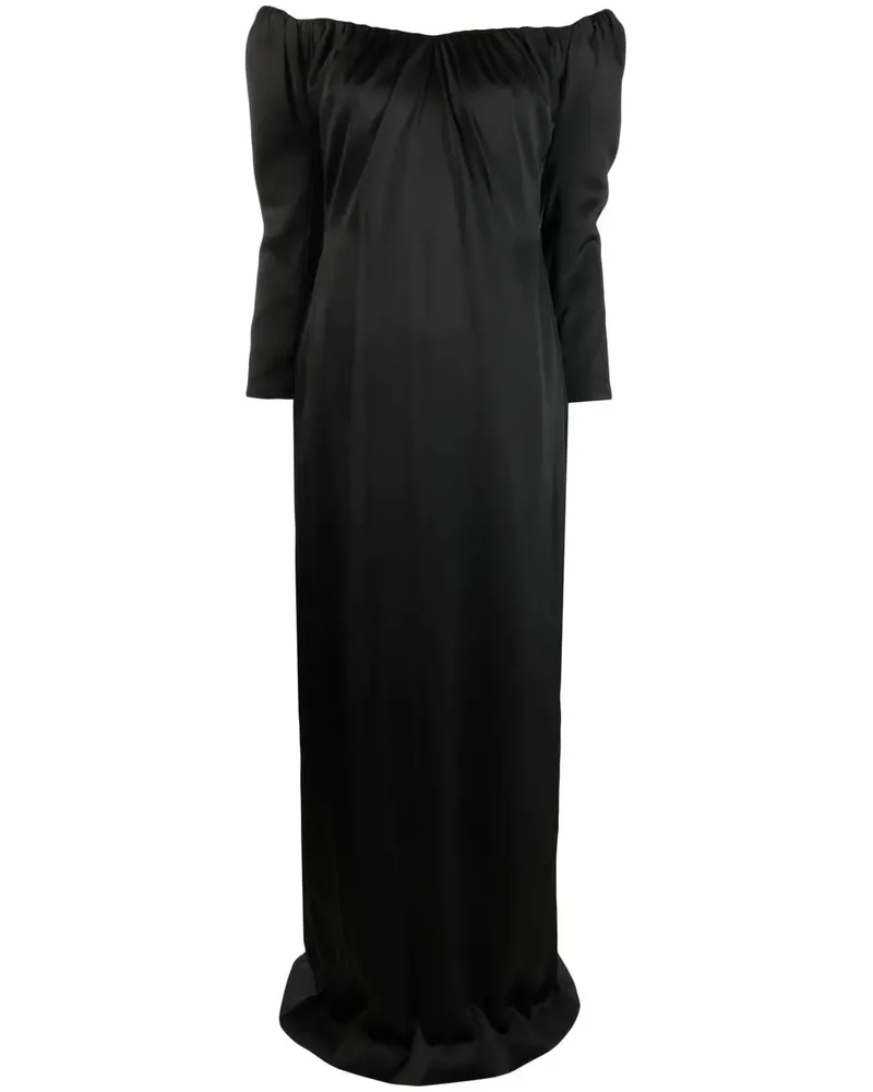 V:PM ATELIER Schulterfreies Kleid - Schwarz Schwarz