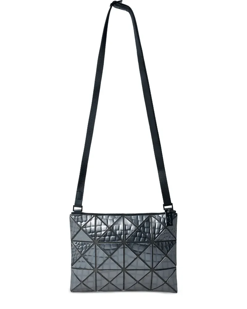 Issey Miyake Meta Kaiju Kuriertasche mit dreieckigen Fliesen - Grau Grau