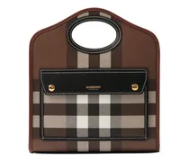 Mini-Tasche aus Leder - Braun
