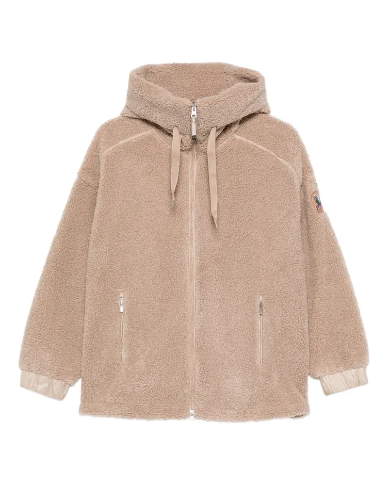 Parajumpers fleece zip-up hoodie - Nude Nude