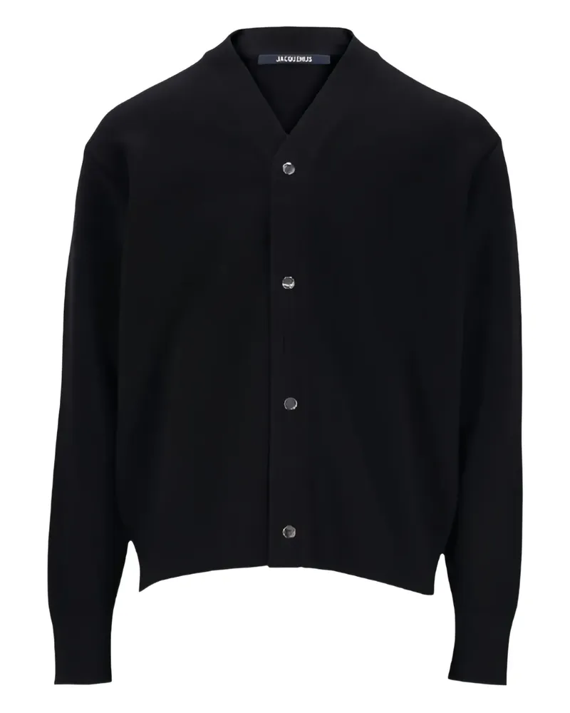 Jacquemus Cardigan aus Merinowolle - Schwarz Schwarz