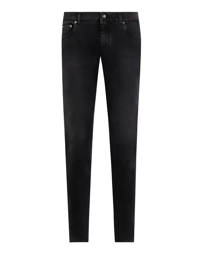 Dolce & Gabbana Jeans mit 5 Taschen - Schwarz Schwarz