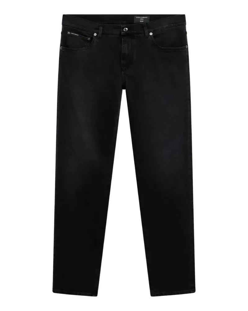 Dolce & Gabbana Jeans mit 5 Taschen - Schwarz Schwarz