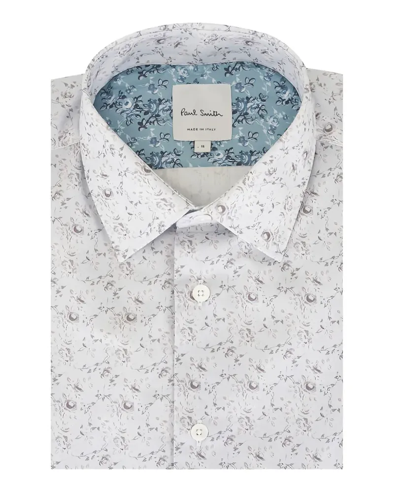 Paul Smith floral cotton shirt - Blau Blau