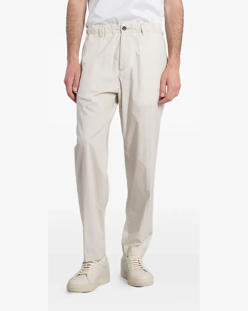 Low Brand drawstring-waist tapered trousers - Nude Nude