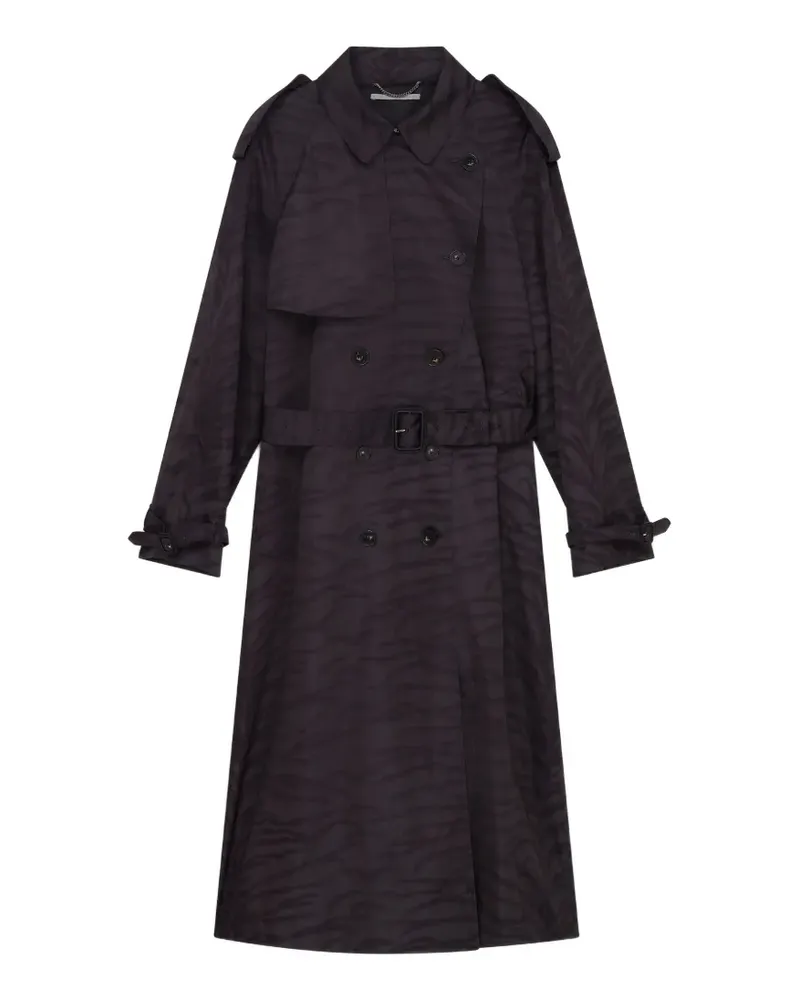Stella McCartney Trenchcoat aus recyceltem Polyamid - Schwarz Schwarz