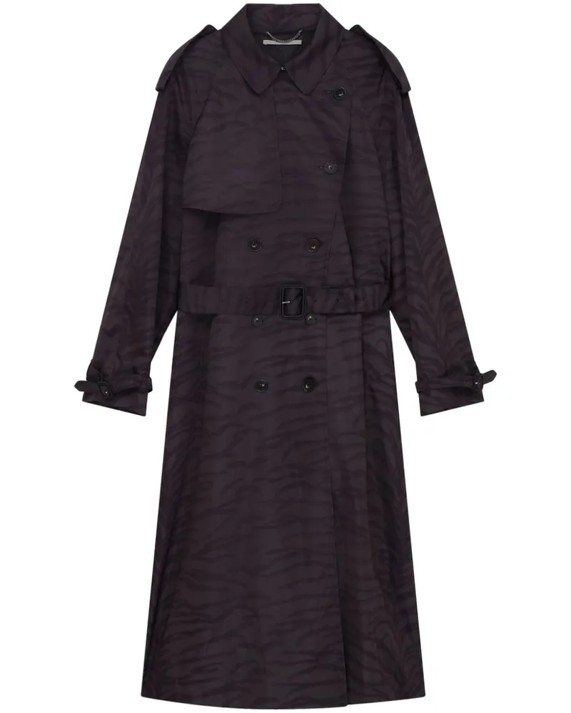 Stella McCartney Trenchcoat aus recyceltem Polyamid - Schwarz Schwarz
