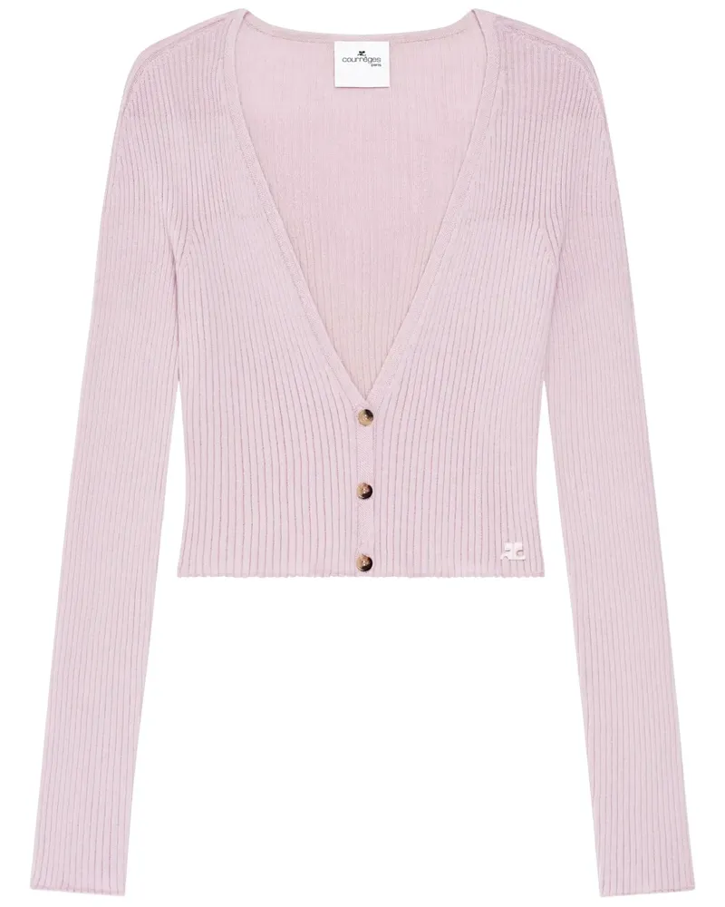 Courrèges Solar Cardigan - Rosa Rosa