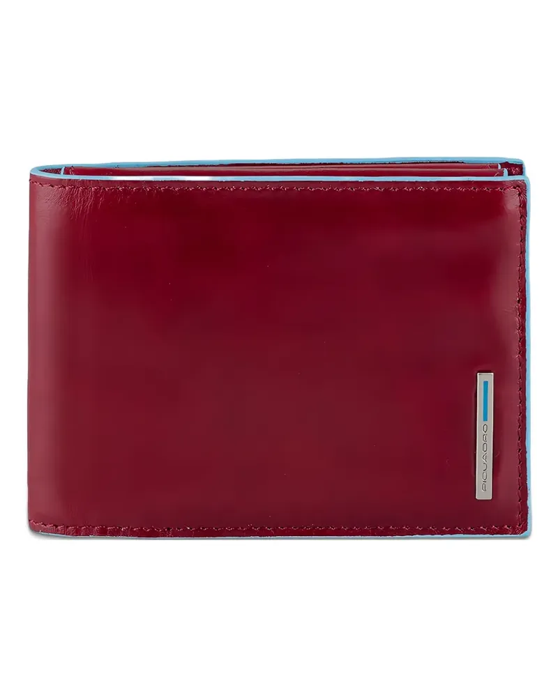 Piquadro flip-up ID window leather wallet - Rot Rot