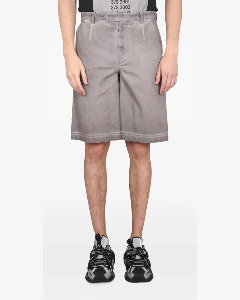 Dolce & Gabbana Bermudas mit Logo-Schild - Grau Grau