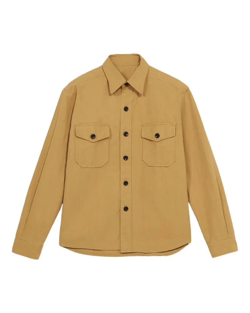 Fortela Kenny front-pockets button shirt - Nude Nude