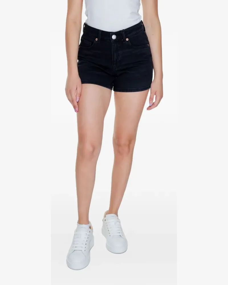 Vero Moda Jeans-Shorts im Five-Pocket-Design - Schwarz Schwarz