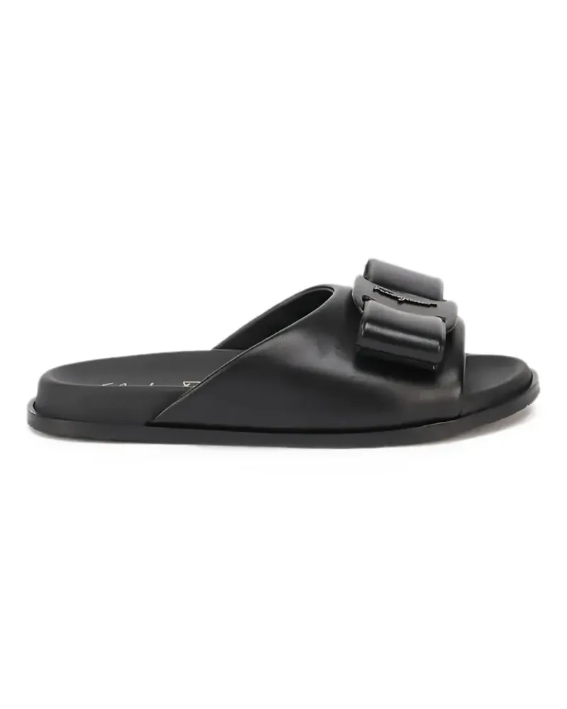 Ferragamo Sandalen mit Vara-Schleife - Schwarz Schwarz
