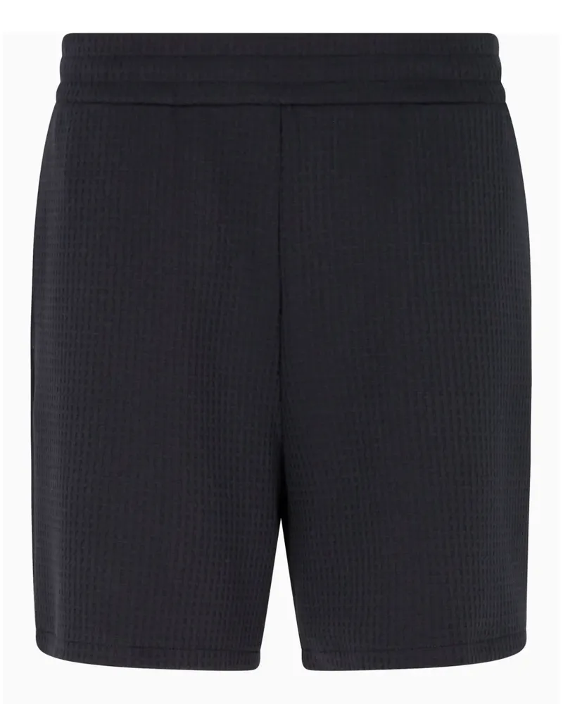 Emporio Armani Strukturierte Joggingshorts - Blau Blau