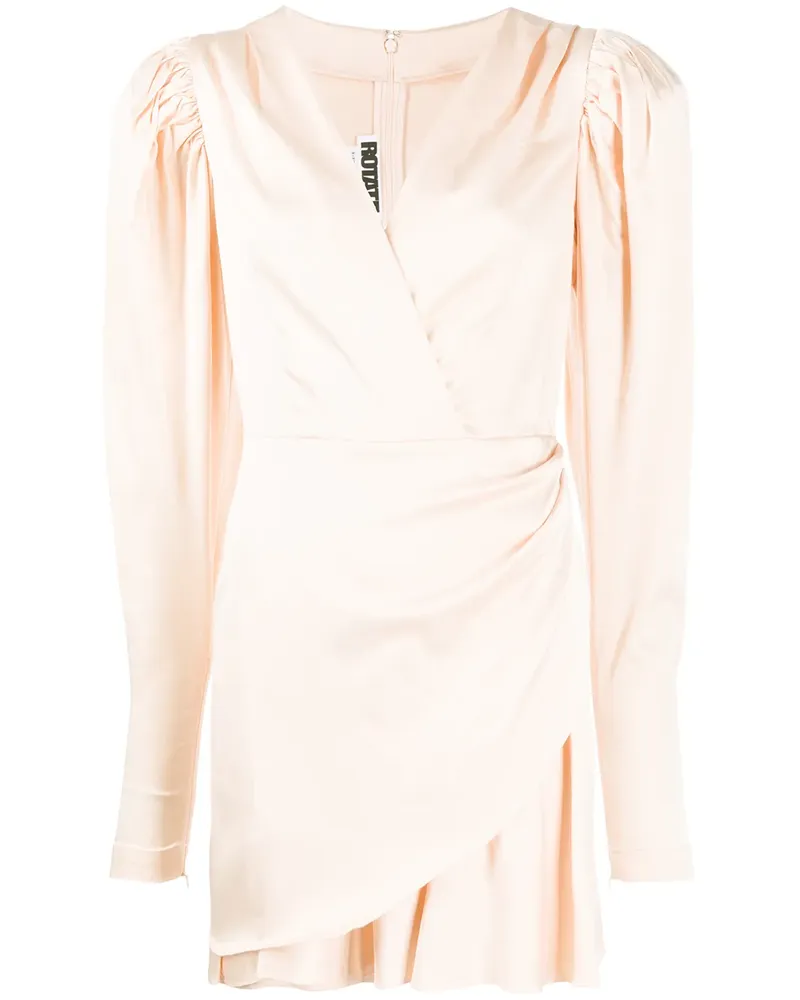 ROTATE Birger Christensen Kleid mit Puffärmeln - Rosa Rosa