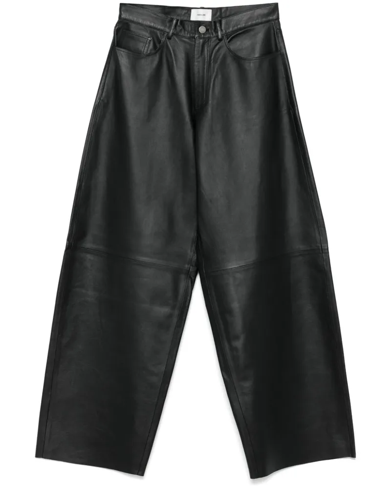 Haikure Bethany Lederhose - Schwarz Schwarz
