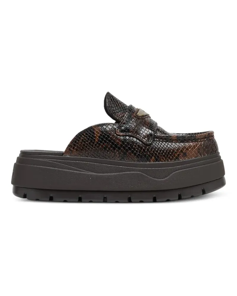 Jordan Air  SE Plateau-Loafer mit Schlangeneffekt - Braun Braun