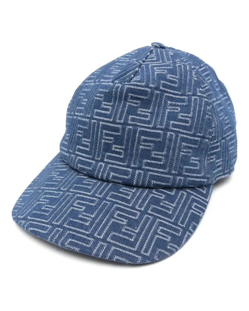 Fendi Baseballkappe aus Baumwolle - Blau Blau