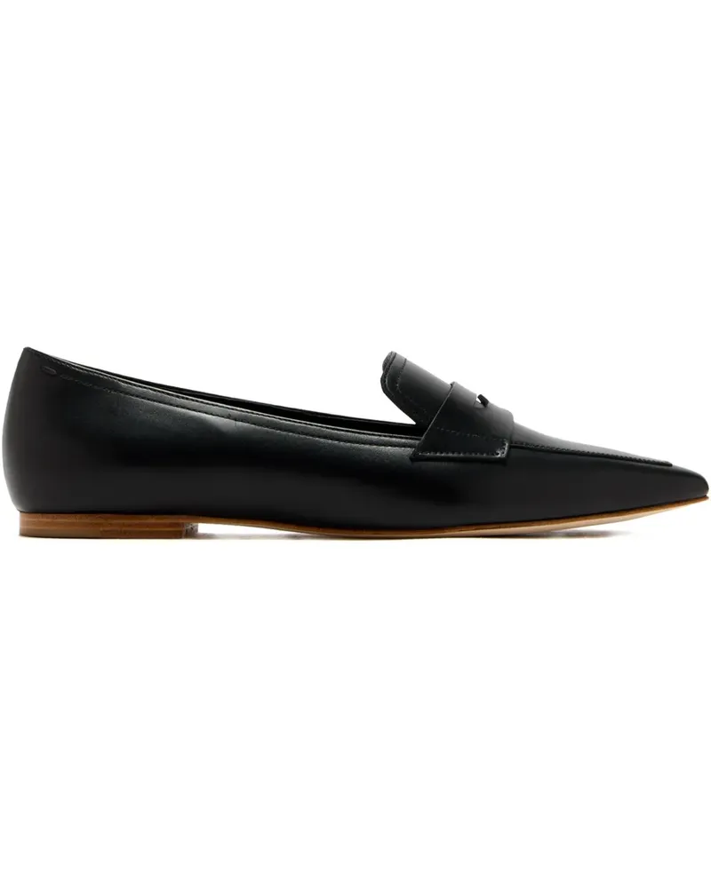Magnanni Spitze Penny-Loafer - Schwarz Schwarz