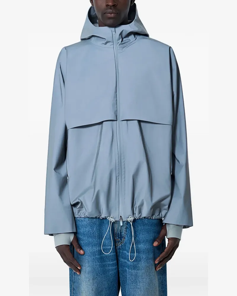 Lacoste Kapuzenjacke mit Kontrasteinsätzen - Grau Grau