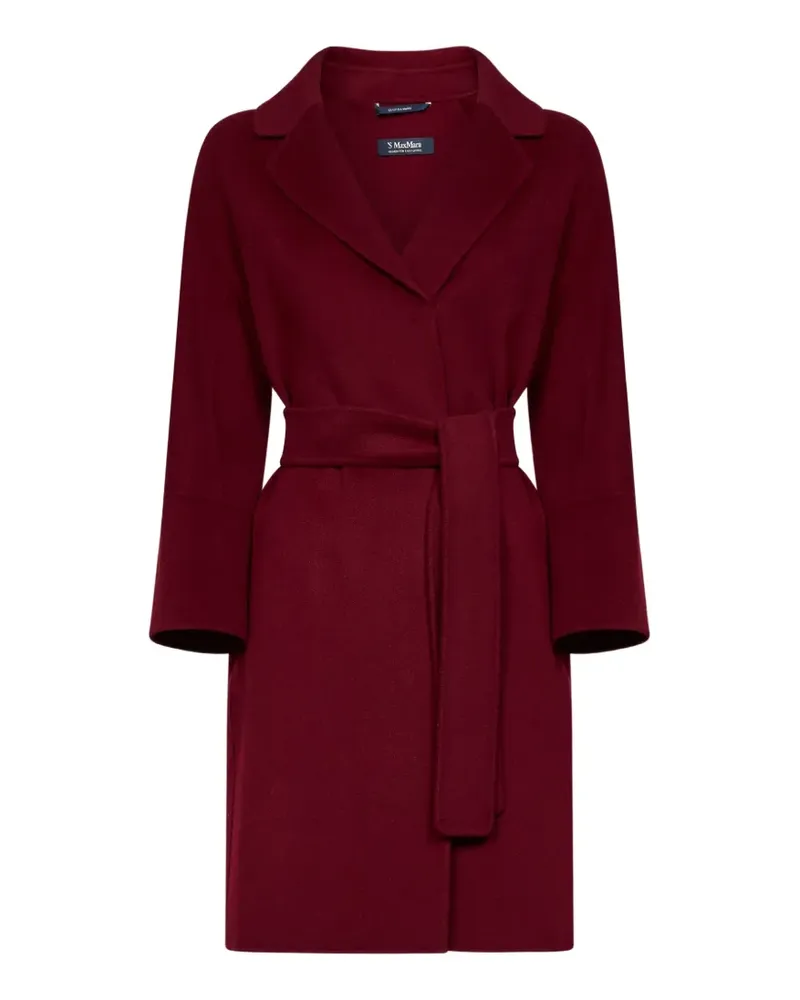 Max Mara belted wool coat - Rot Rot