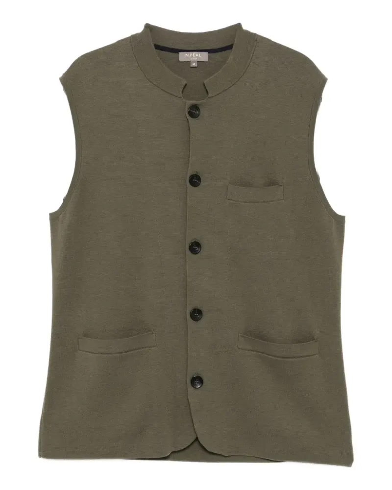N.Peal Penzance Weste - Grün Grün