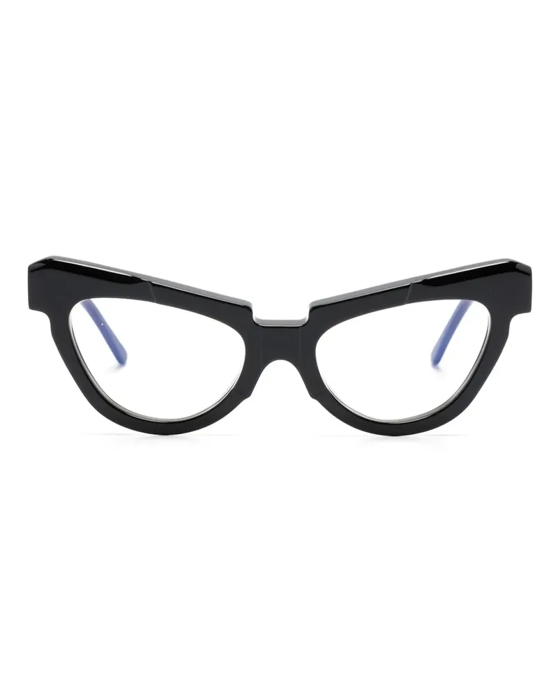 KUBORAUM K39 Cat-Eye-Brille - Schwarz Schwarz