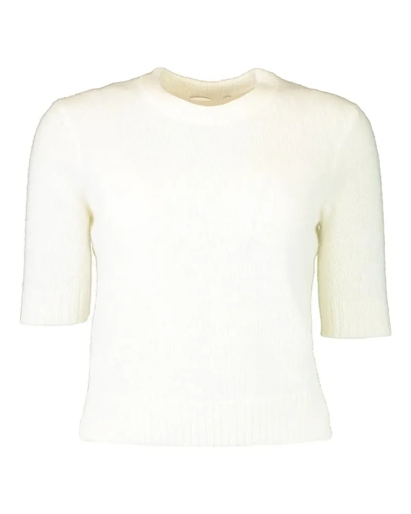 Altuzarra Gestricktes T-Shirt - Weiß Weiß