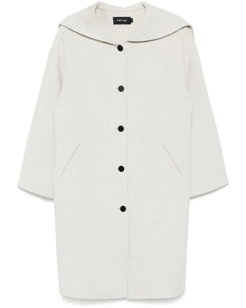 Tout a Coup Trenchcoat im Layering-Look - Grau Grau