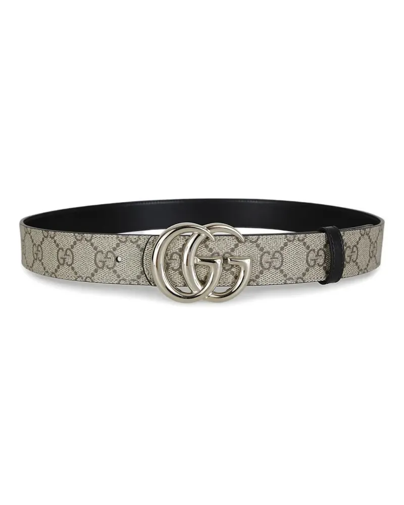 Gucci Reversible GG Marmont belt - Nude Nude