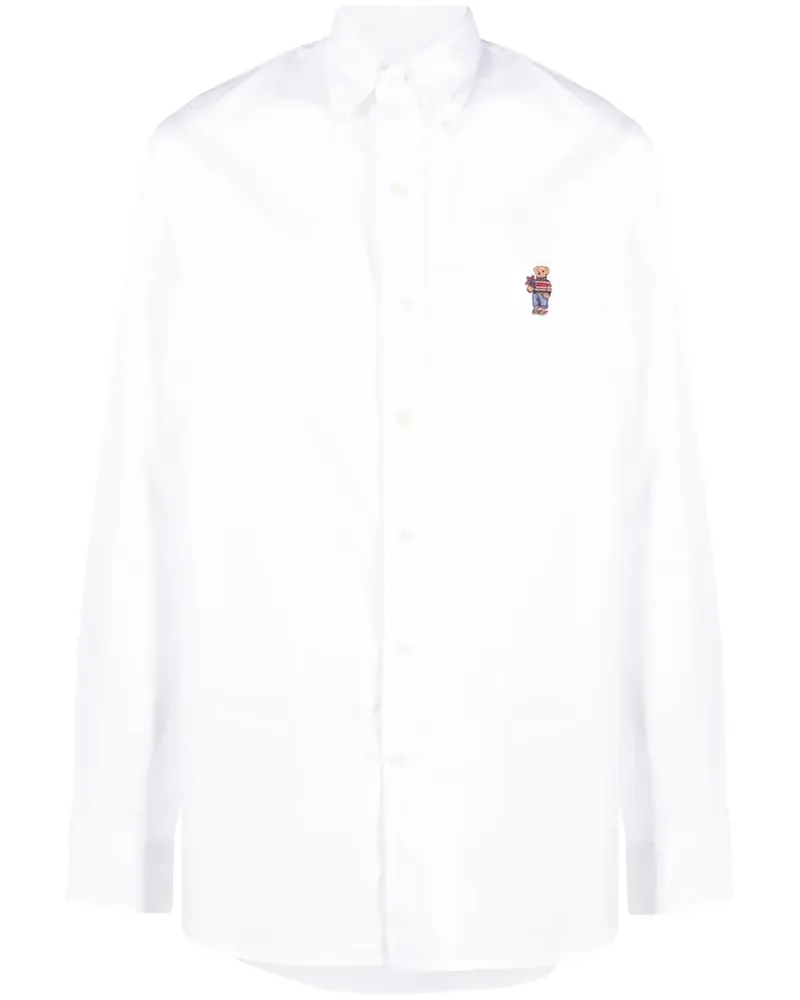 Ralph Lauren Hemd mit Polo Bear-Motiv - Weiß Weiß