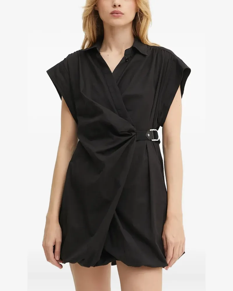 Pinko Minikleid mit Gürtel - Schwarz Schwarz