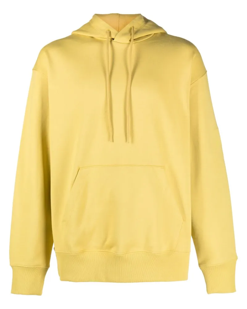 Y-3 Hoodie aus Bio-Baumwolle mit Logo - Gelb Gelb