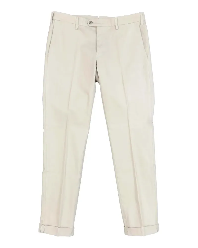 Mason's New York cotton-gabardine trousers - Nude Nude