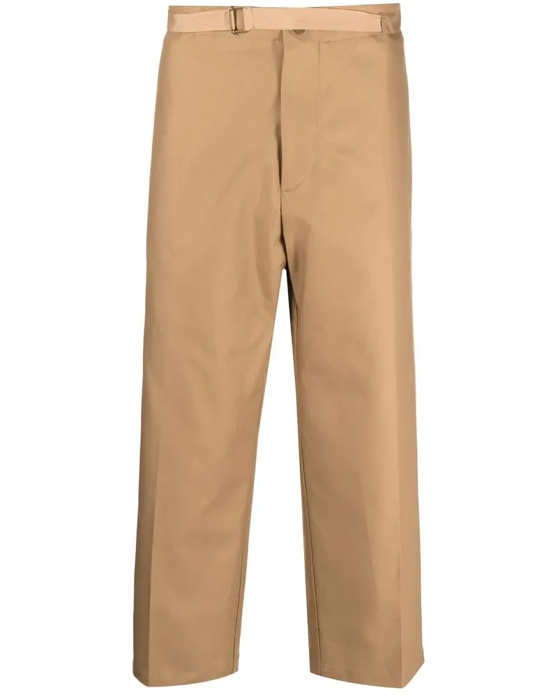 Costumein Cropped-Hose mit hohem Bund - Braun Braun