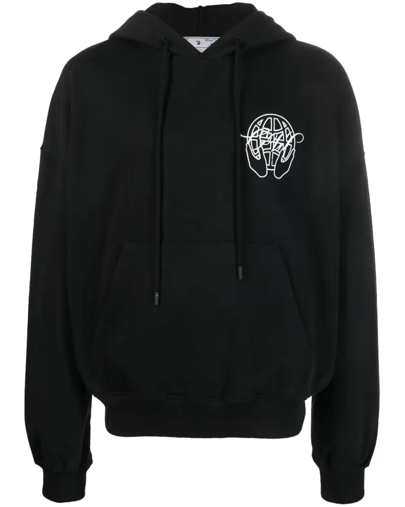 OFF-WHITE Hoodie mit Arrows-Motiv - Schwarz Schwarz