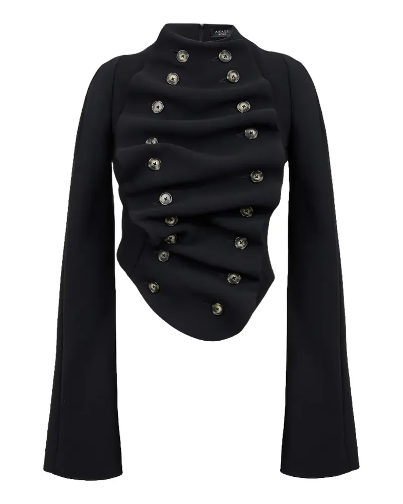 A.W.A.K.E. Strukturierte Jacke - Schwarz Schwarz