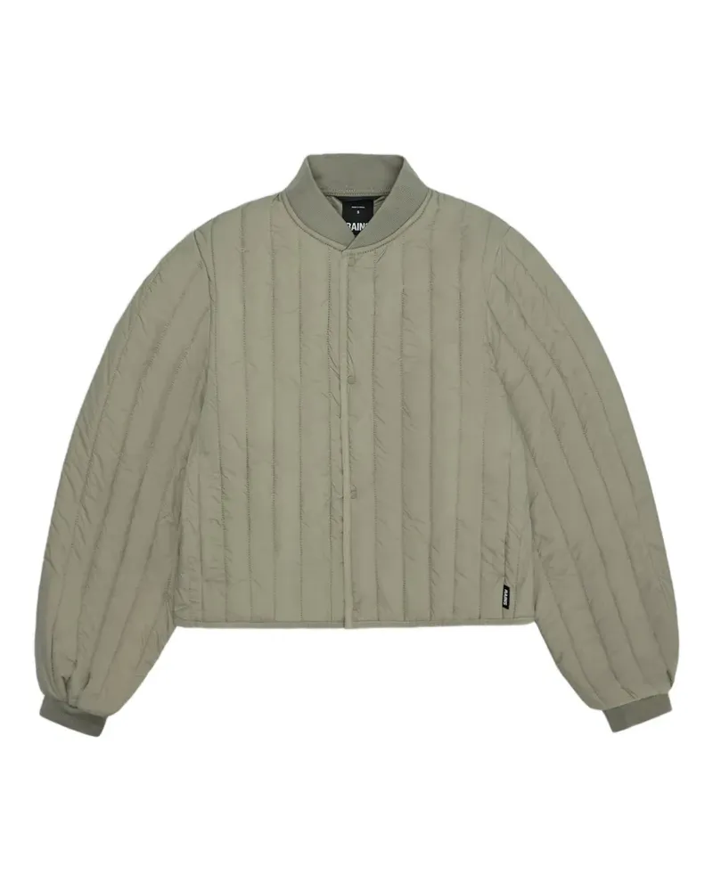 RAINS quilted bomber jacket - Grün Grün