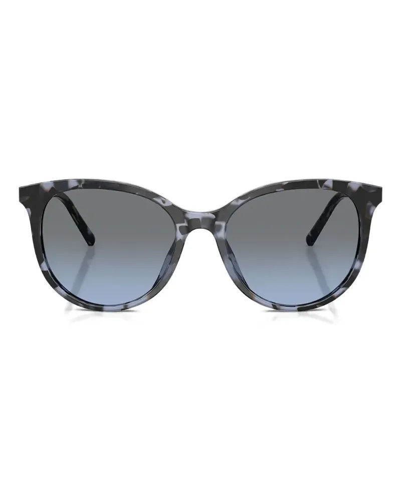 Dolce & Gabbana tortoiseshell-effect round-frame sunglasses - Blau Blau