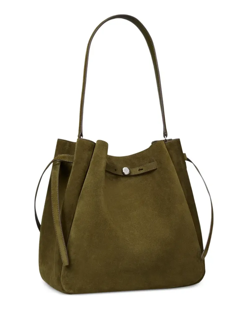 Tory Burch large Romy suede bucket bag - Grün Grün