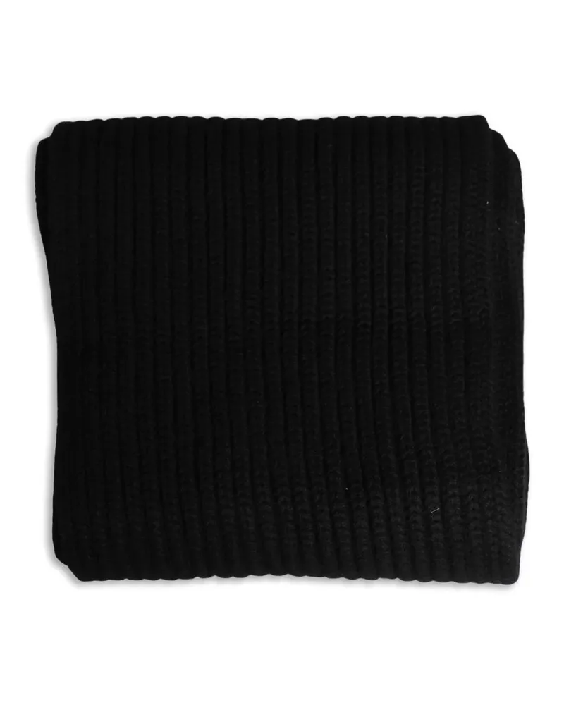 Dolce & Gabbana Gerippter Strickschal - Schwarz Schwarz