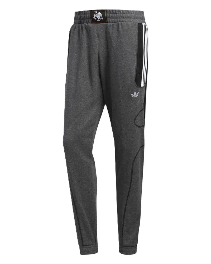 adidas Jogginghose mit Streifen - Grau Grau