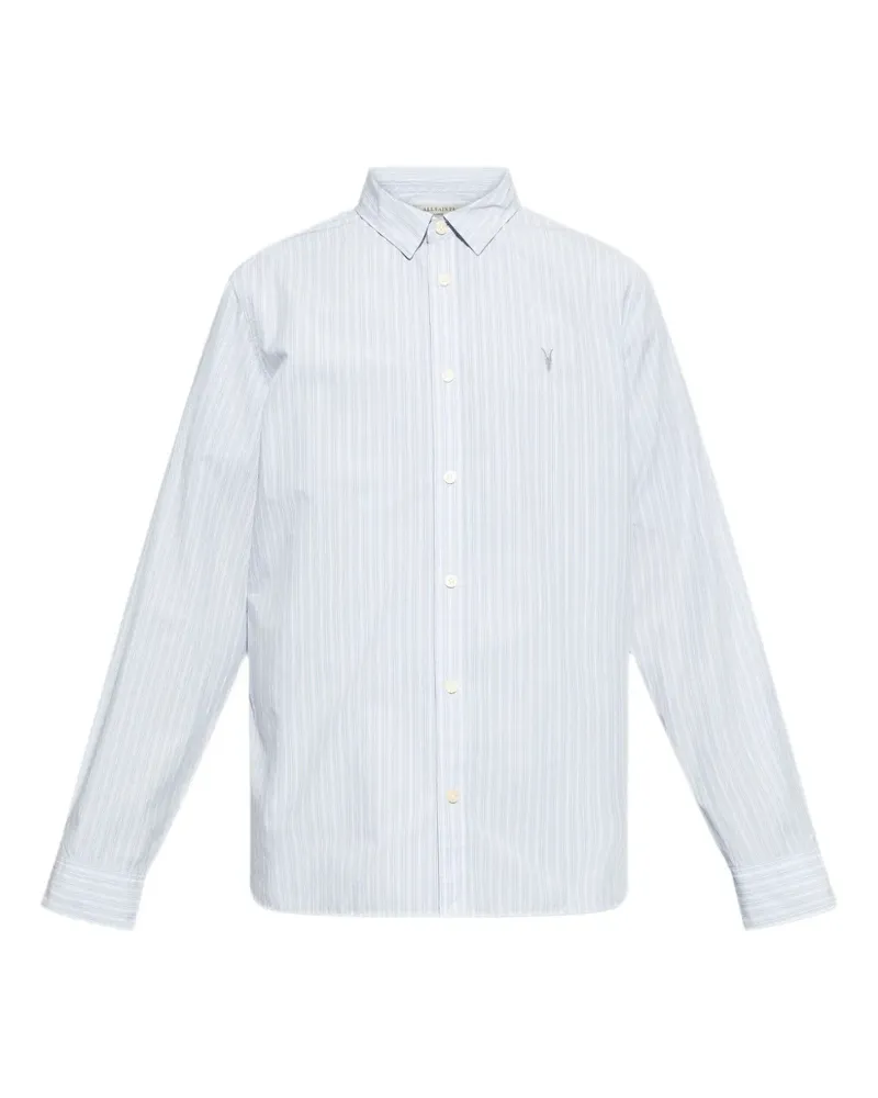 AllSaints Gestreiftes Saint Hemd - Blau Blau